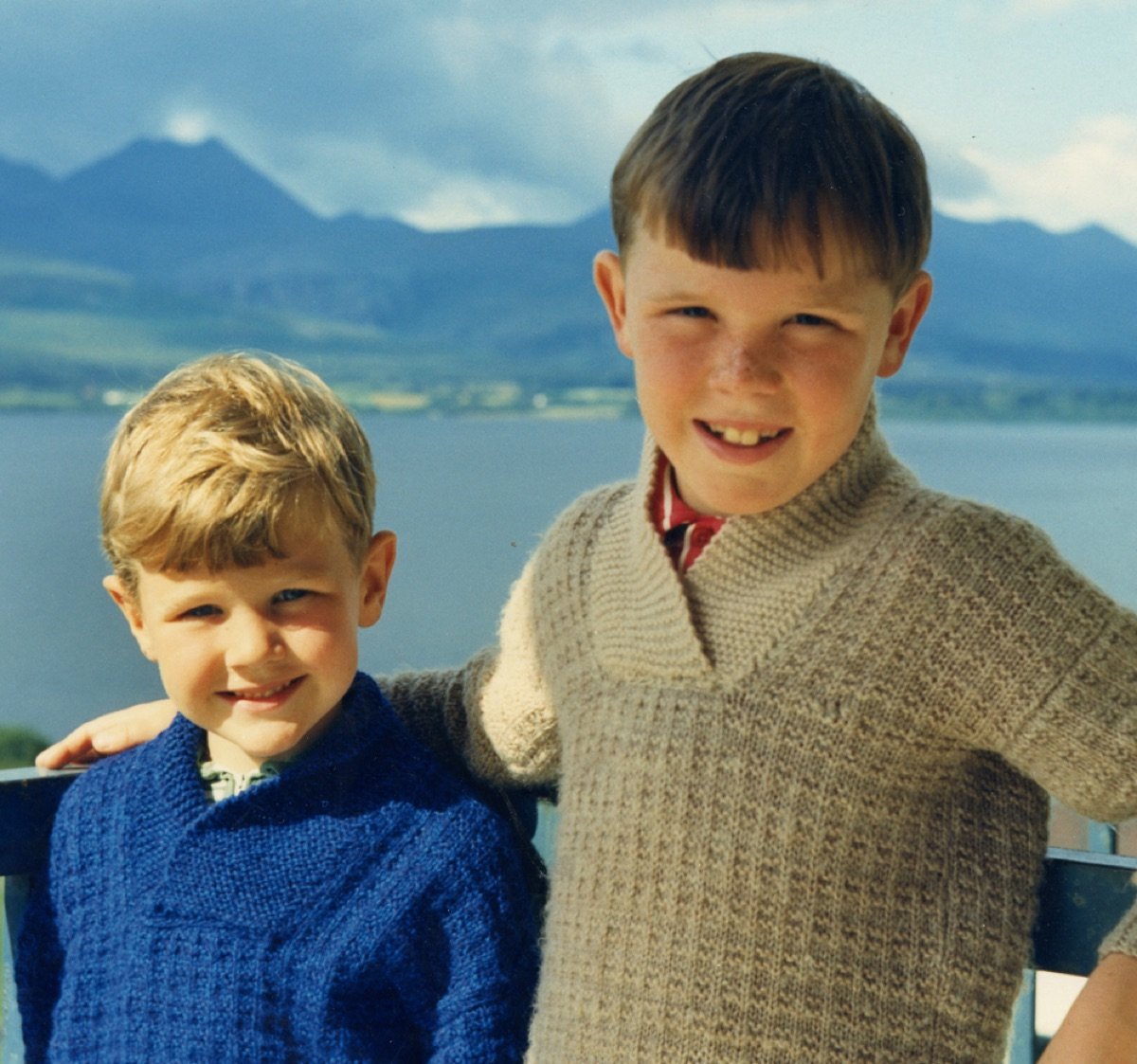 Mike and Richard together on holiday in Ireland in 1967